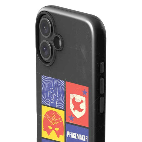 DC Comics Peacemaker Collage iPhone 16 Impact Case